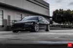 Audi S6 Sedan on Vossen Wheels (VFS6) 2017 года